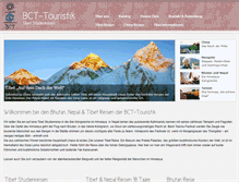 Tablet Screenshot of die-tibetreise.de